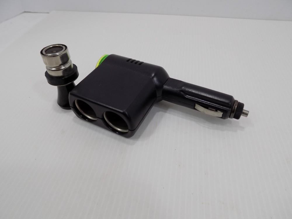 12V Charging Car Cigarette Lighter Socket Splitter with Working Lighter Plug