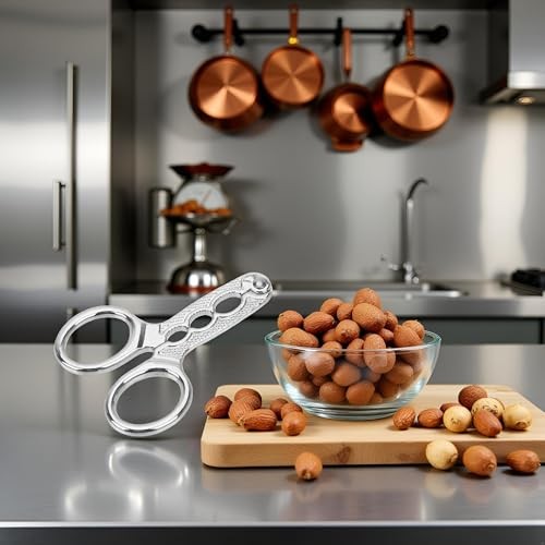 Silver Nuts Pistachio Sheller Opener Kitchen Tools Stainless Steel Nutcracker
