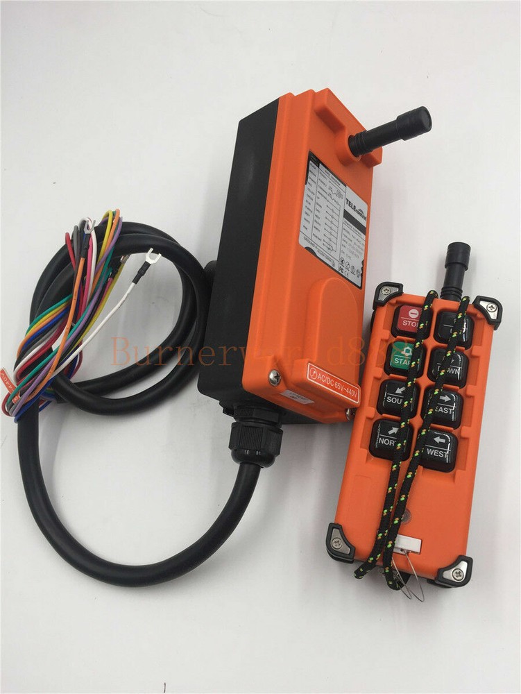 Hoist Crane Wireless Industrial Remote Control Transmitter & Receiver F21-E1B