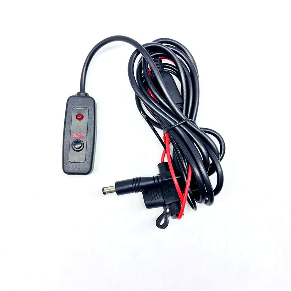 LED Light ON/OFF Switch Cable Replace Cord For Car Motorcycle Glow Neon Strip 2m