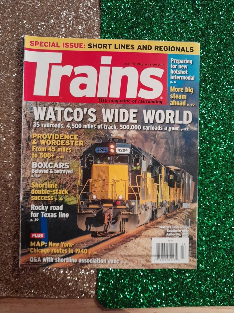 Trains Magazine Lot 7 Issues