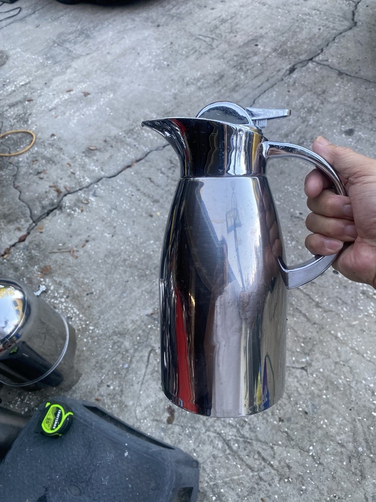 SERVICE IDEAS LVP1000 Elite Touch Push Button Coffee Server Stainless 4.75” #2
