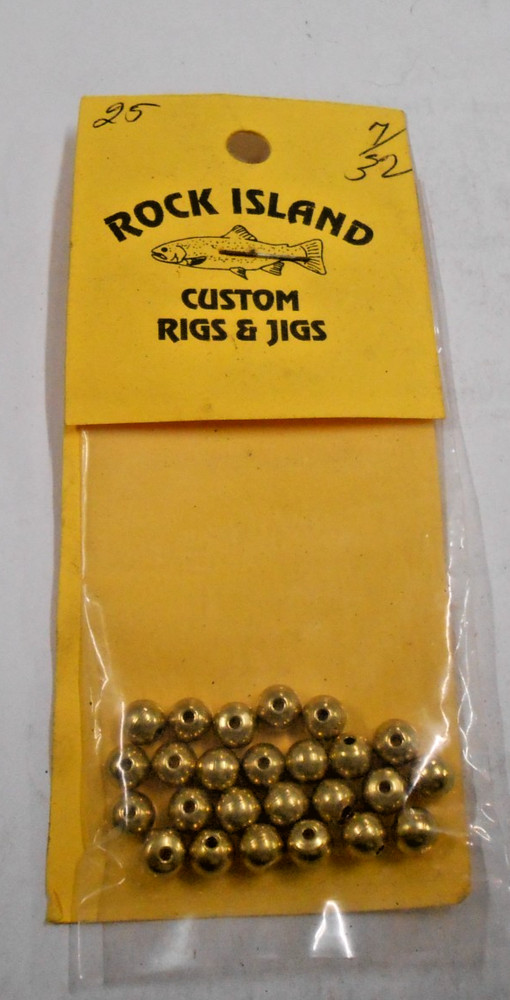 Rock Island Solid  Brass Beads
