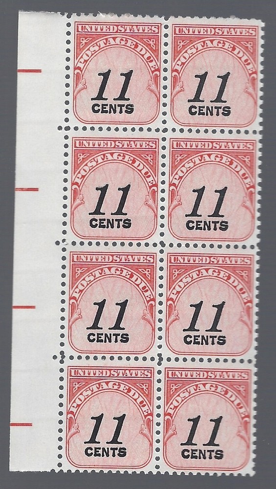 Stamp US J102, Postage Due, Block, MNH