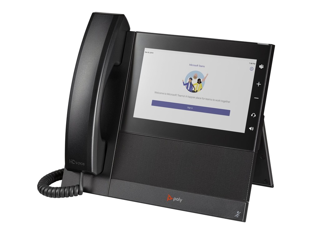 Polycom Audio 849A8AA#ABA CCX 600 IP Phone - Black - TAA Compliant