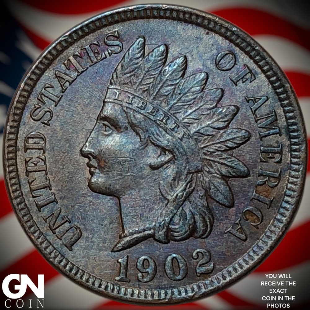 1902 Indian Head Cent Penny Y7199