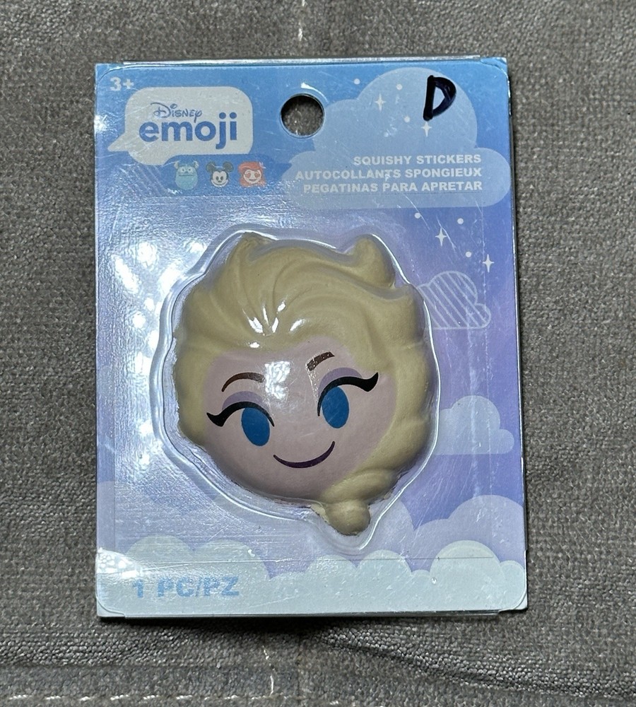 Disney Ariel Emoji Squishy Sticker New
