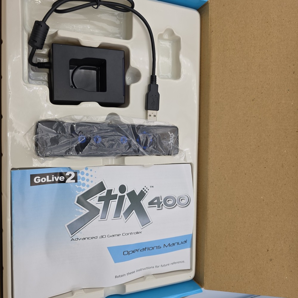 Vintage Go Live Retro Gaming - Game Controller Stix 400 + Base Starter Kit 2008