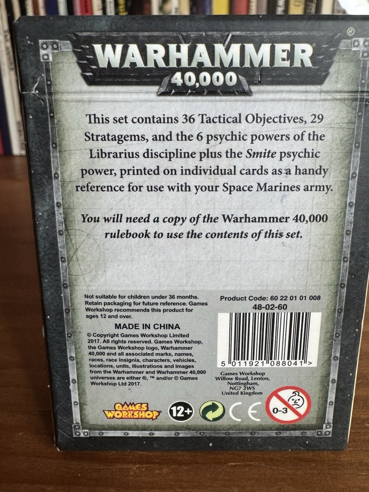 Warhammer 40K Space Marines Datacards Complete Set 8th Ed GW 2017