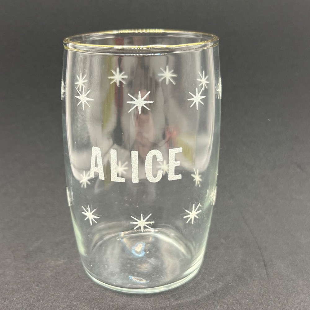 Alice Barware Glass MCM Star Design