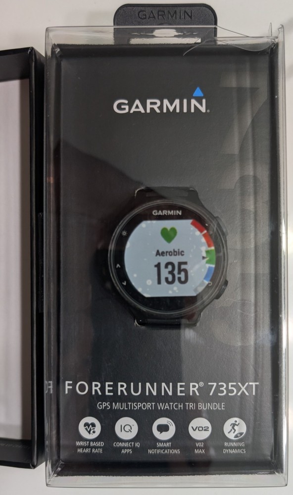 Garmin Forerunner 735xt Tri Bundle - Black/Gray