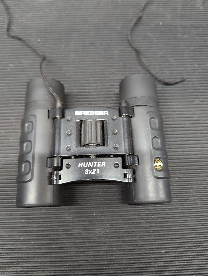 Bresser Hunter 8x21 Binoculars Compact Used Working with Case