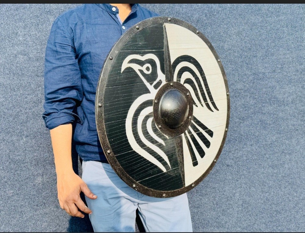 Medieval Eivor Valhalla Authentic Battle Warrior Shield Handmade Gift