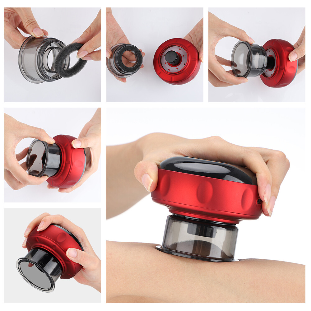 Professional Smart Electric Cupping Therapy Massager Smart Cupper Scraping Tool