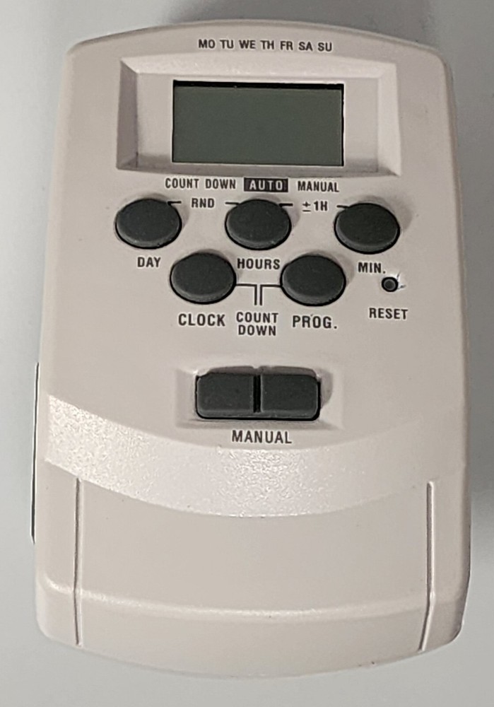 Westek Digital Timer W/ Grounded Outlets TE06WHB