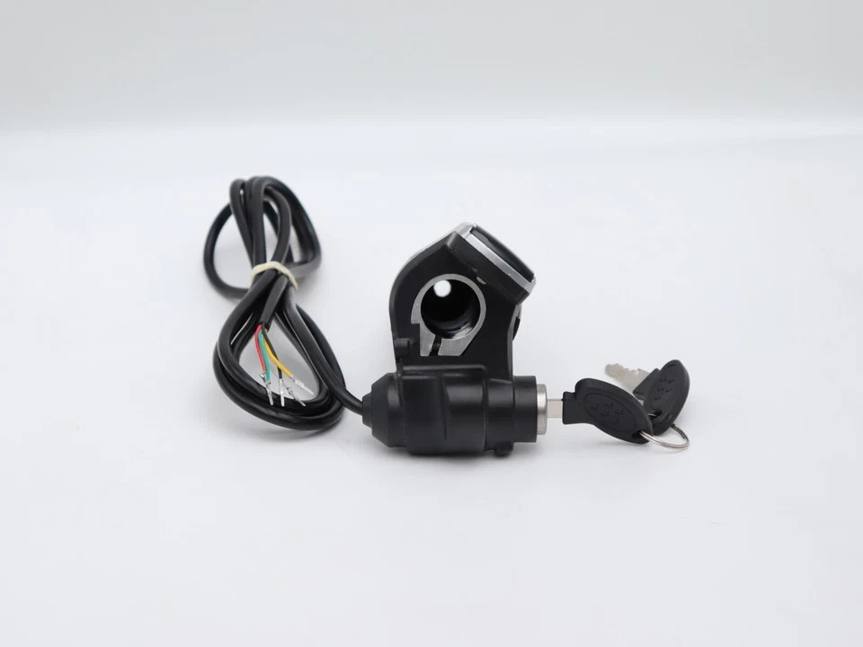 24V electric scooter throttle handle with keylock power indicator light