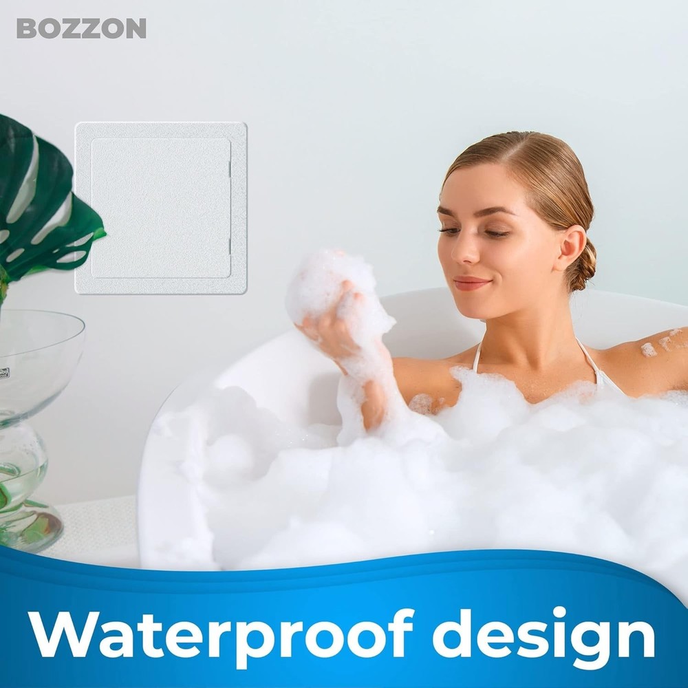 White Impact-Resistant 8x8 Access Panel - Perfect for Plumbing & Electrical