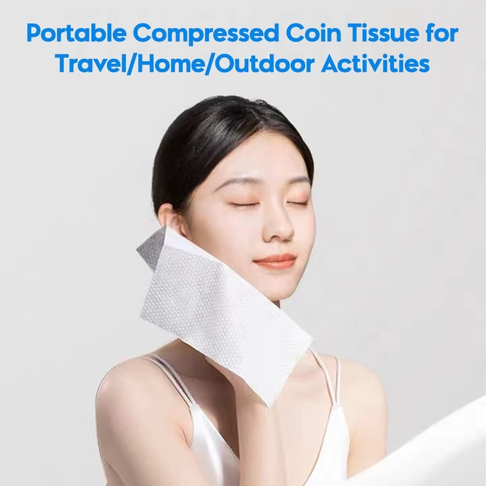 120 Pcs Mini Compressed Towels, Disposable Face Compressed Towel, Compressed ...