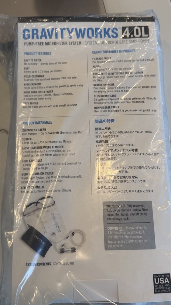 Platypus GravityWorks 4.0L Water Filter System