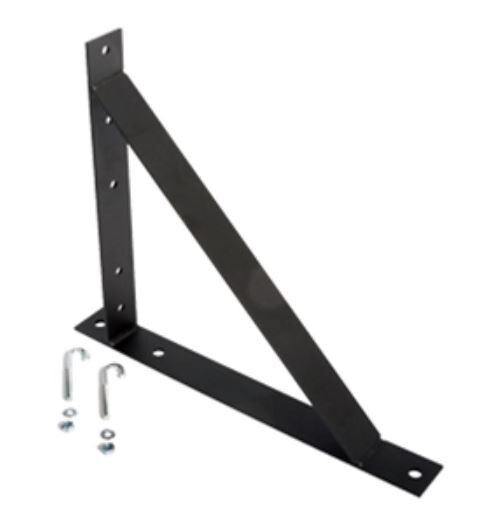 12" Cable Runway Ladder Rack Triangle Wall Support Bracket Black