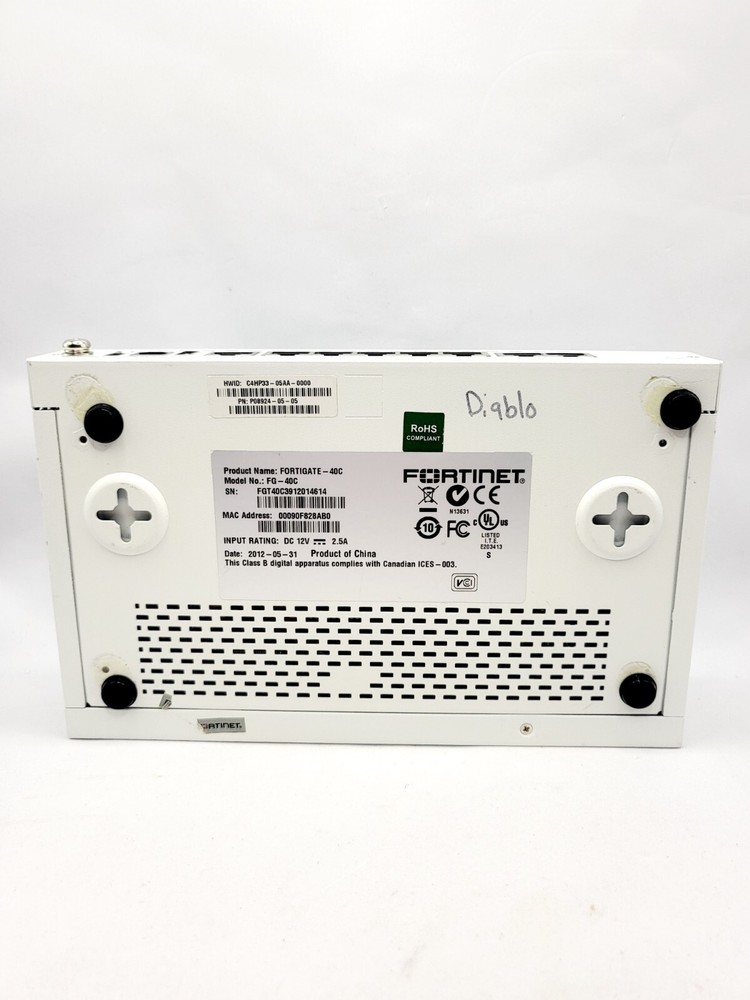 Fortinet Fortigate-40C Firewall FG-40C
