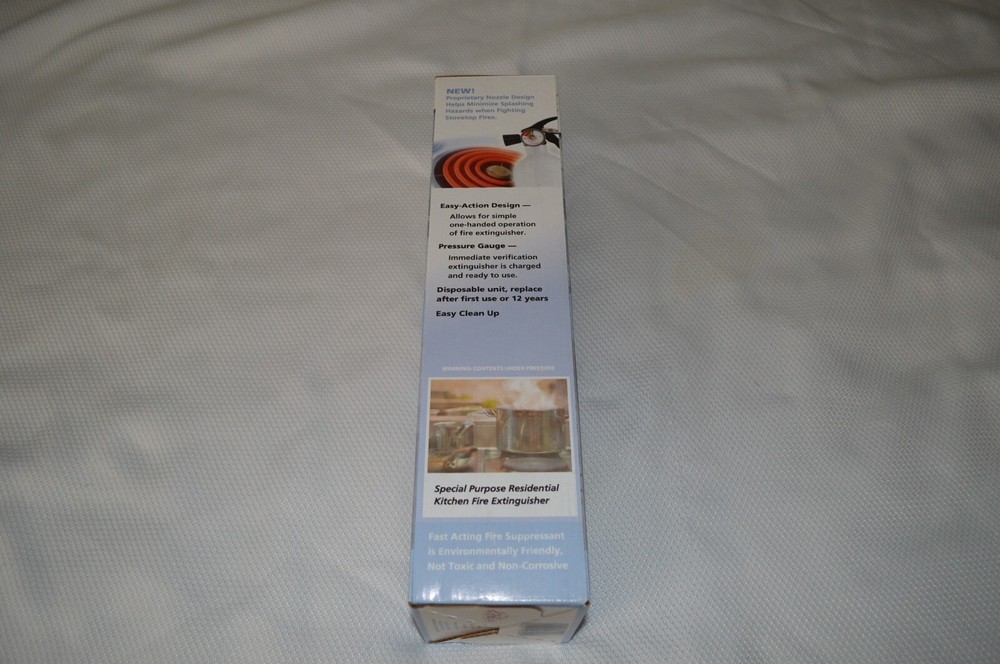 KIDDE ~ KITCHEN FIRE EXTINGUISHER ~ EASY MOUNT BRACKET ~ RESSP ~ DRY CHEMICAL