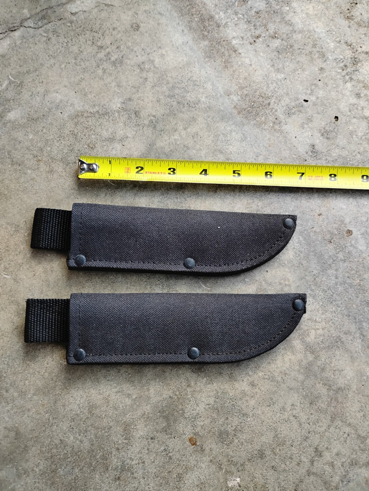 2 pc Knife Sheath Soft Side with Belt Loop for Fixed Blade Knife Up To 6"