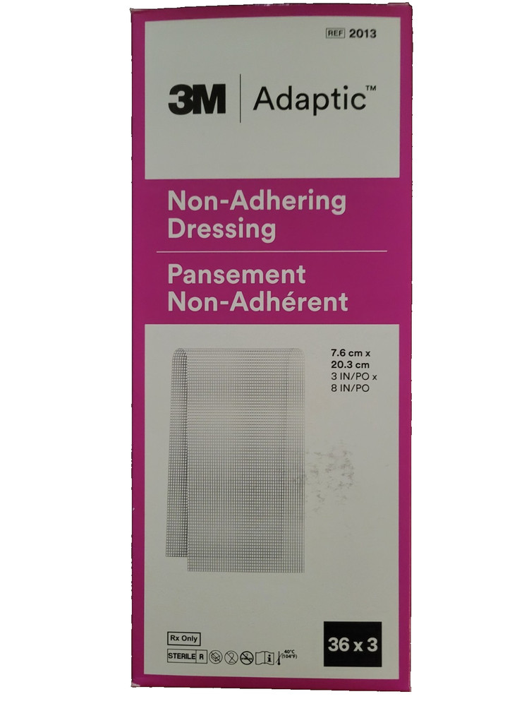 3m Adaptic Non-Adhering Dressing 3x8 108 ct