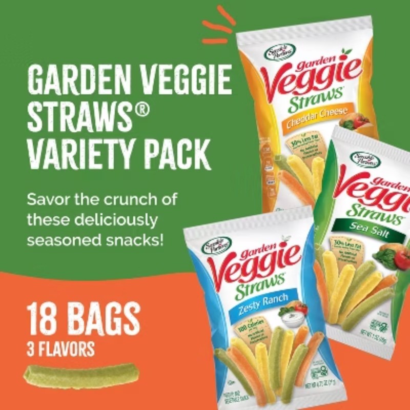 Veggie Straws Variety Pack - 18ct/13.5oz