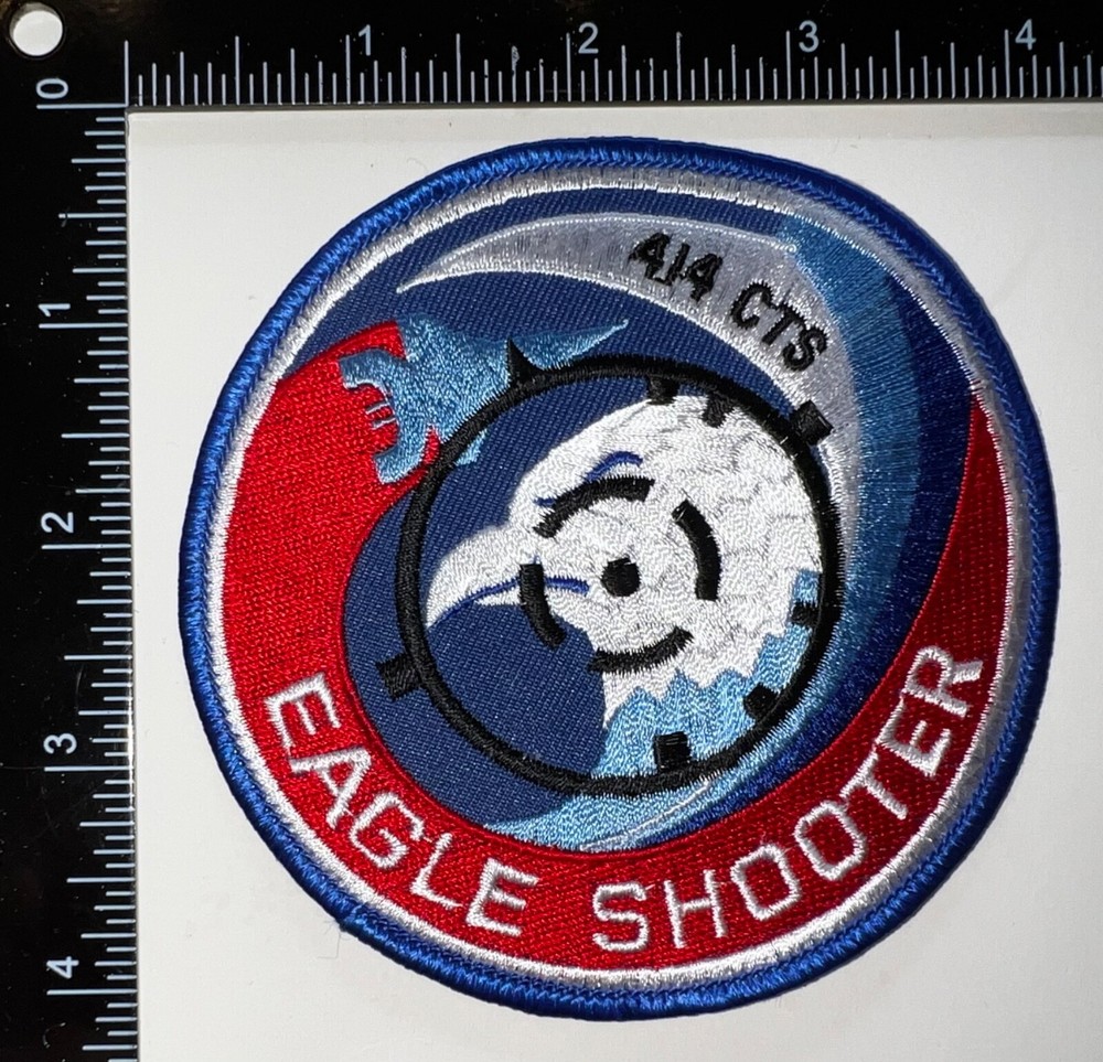 USAF 414th Combat Training Squadron Eagle Shooter Swirl Patch