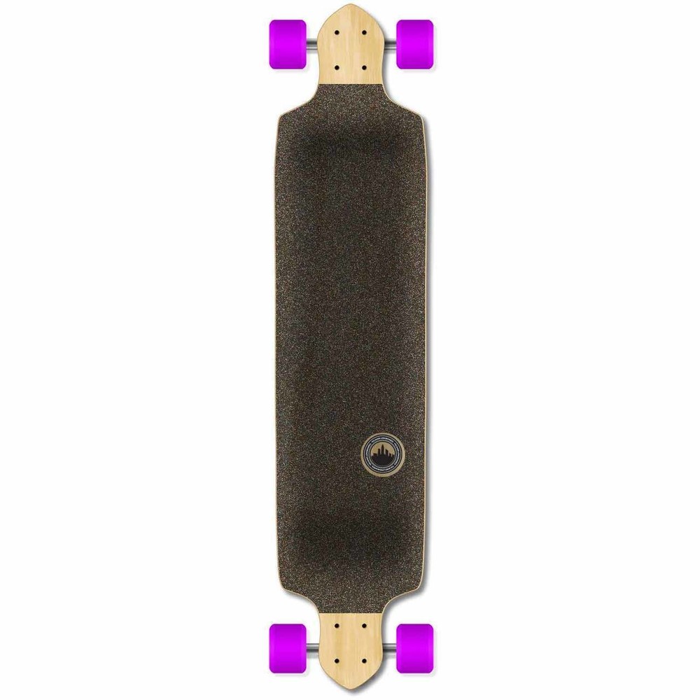 Drop Down Longboard Complete - Geometric Series - Purple