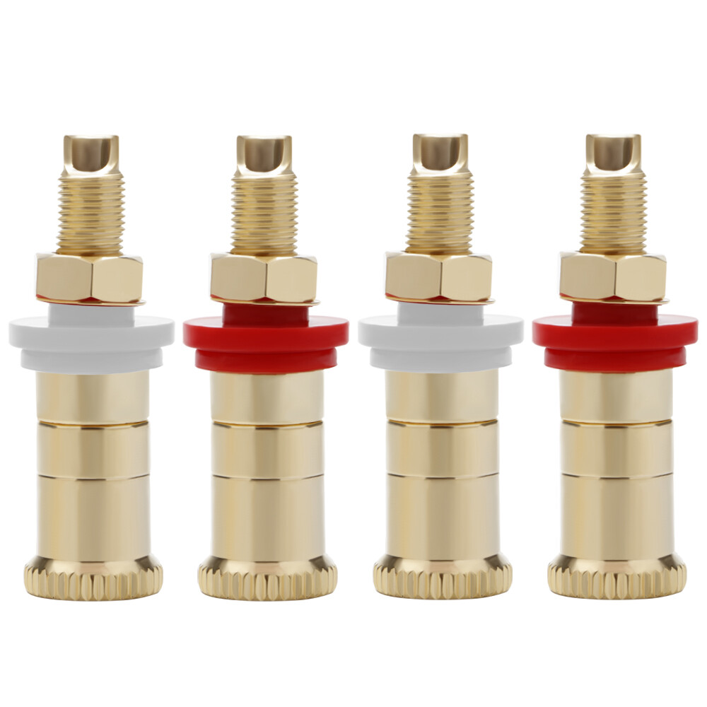 4PCS/2PCS Binding Posts Jack Banana Socket Terminal Short/Long Thread Connectors