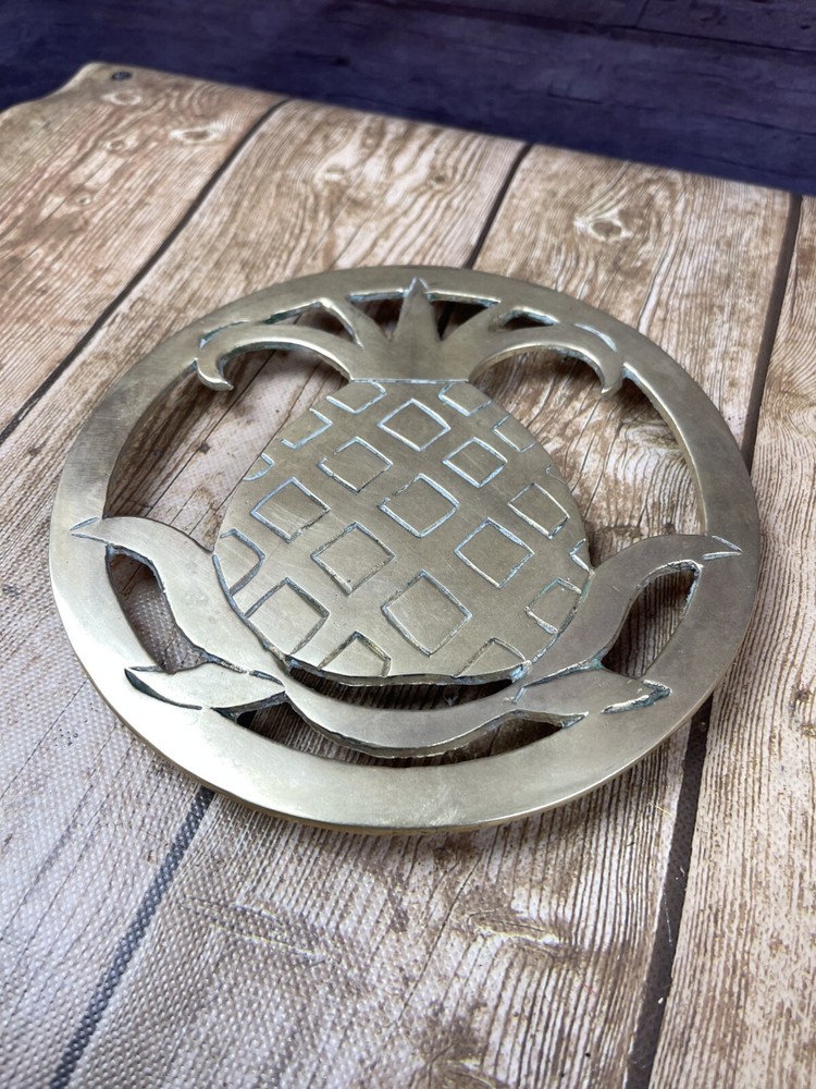 Schmid Gordon Fraser Brass Pineapple Trivet
