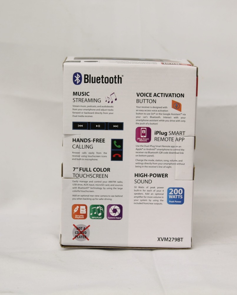Car Dual Mechless Multimedia Receiver with Bluetooth