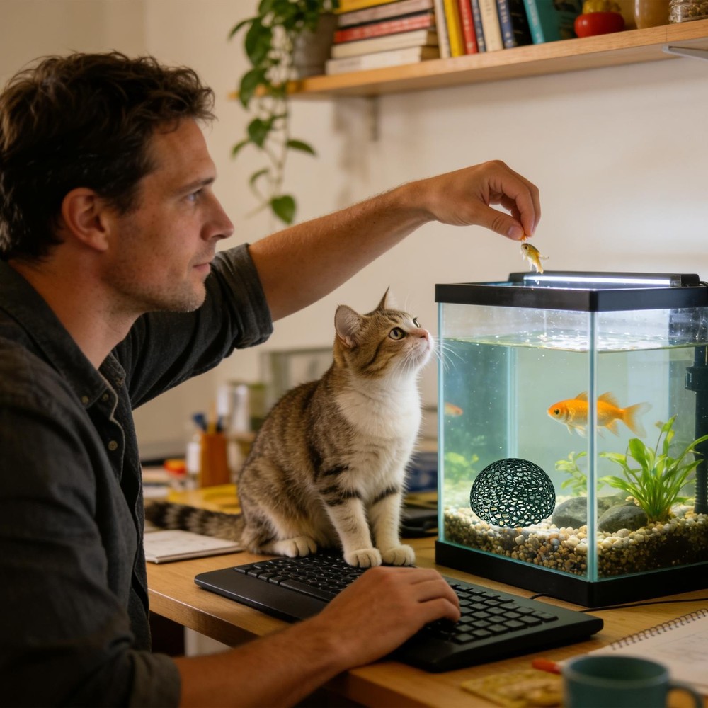 Shrimp Cave Hollowed-out Hemispherical Multi-Functional Aquarium Enjoyment