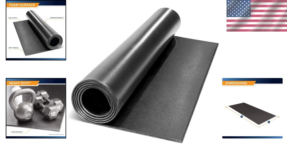 Multi-Purpose Floor Protector Mat for Treadmills & Equipment - Rectangular 78”