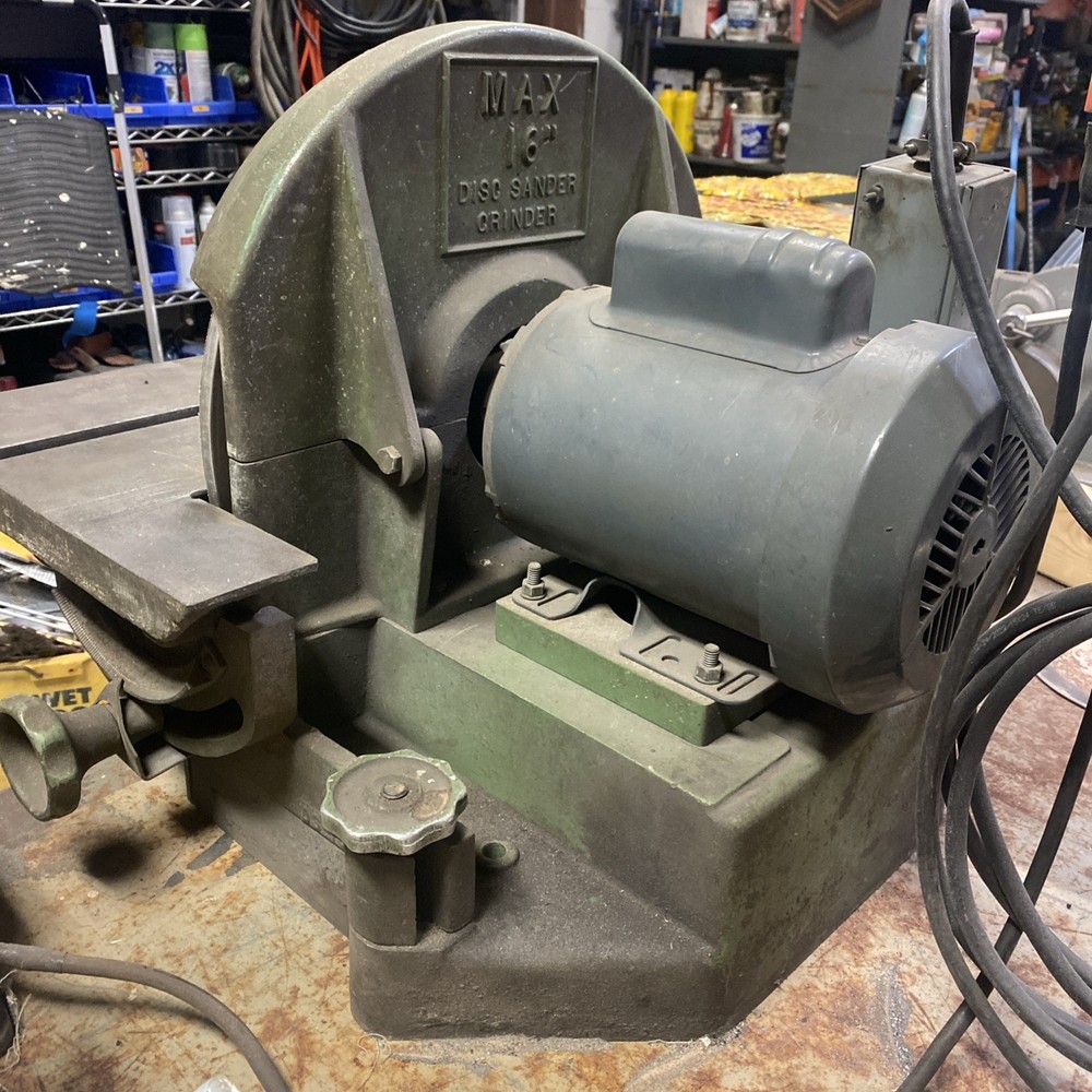 Benchtop 16" Max Disc Sander / Grinder 115v