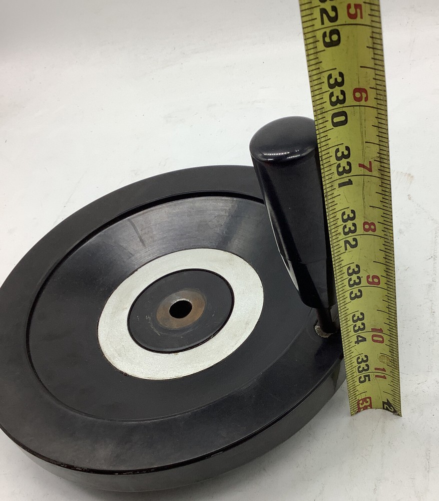 8” Solid Plastic Wheel 1/2 Bore With Handle (#1550-C-Floor)