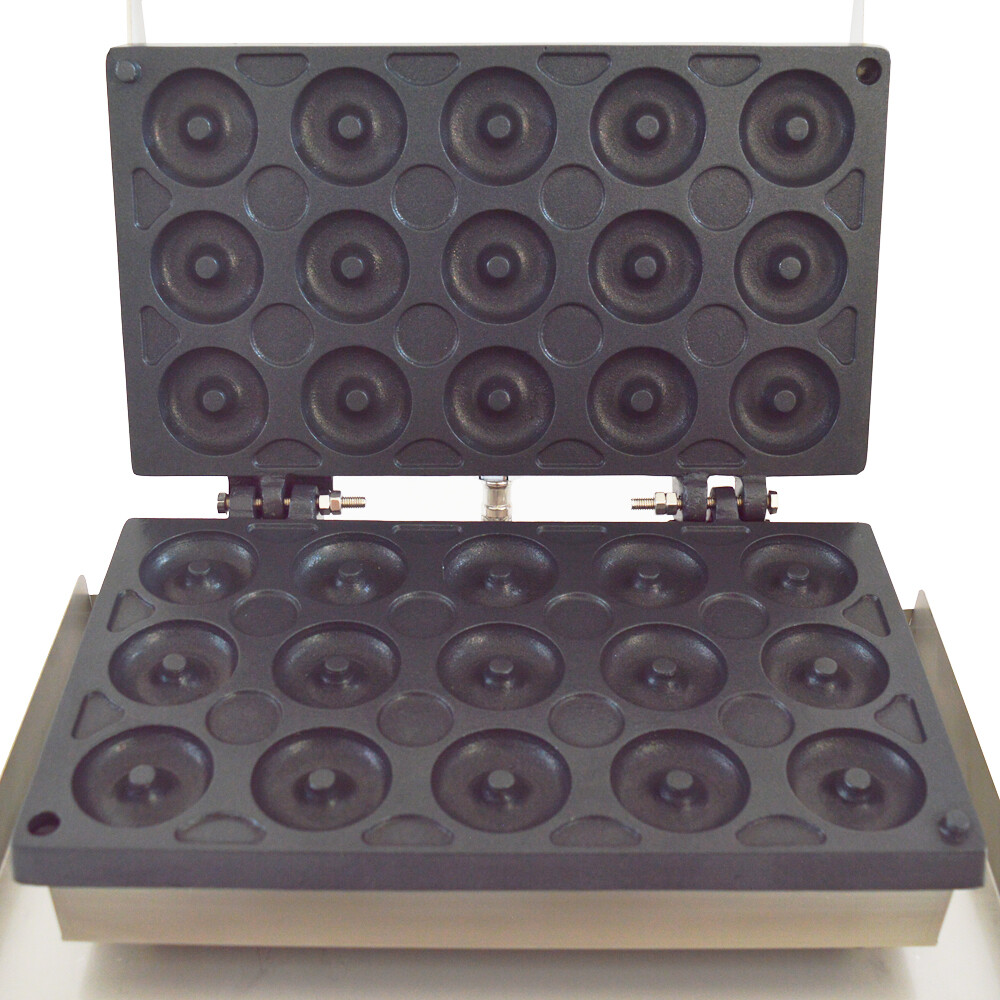 110V Electric Donut Maker Waffle Machine Doughnut Making Machine 15 Donuts