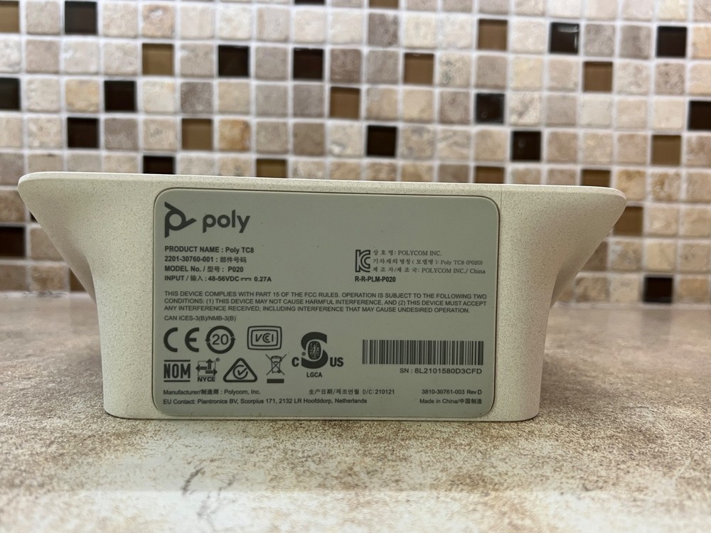 Poly Studio TC8 2200-30760-001 Touch Control Interface