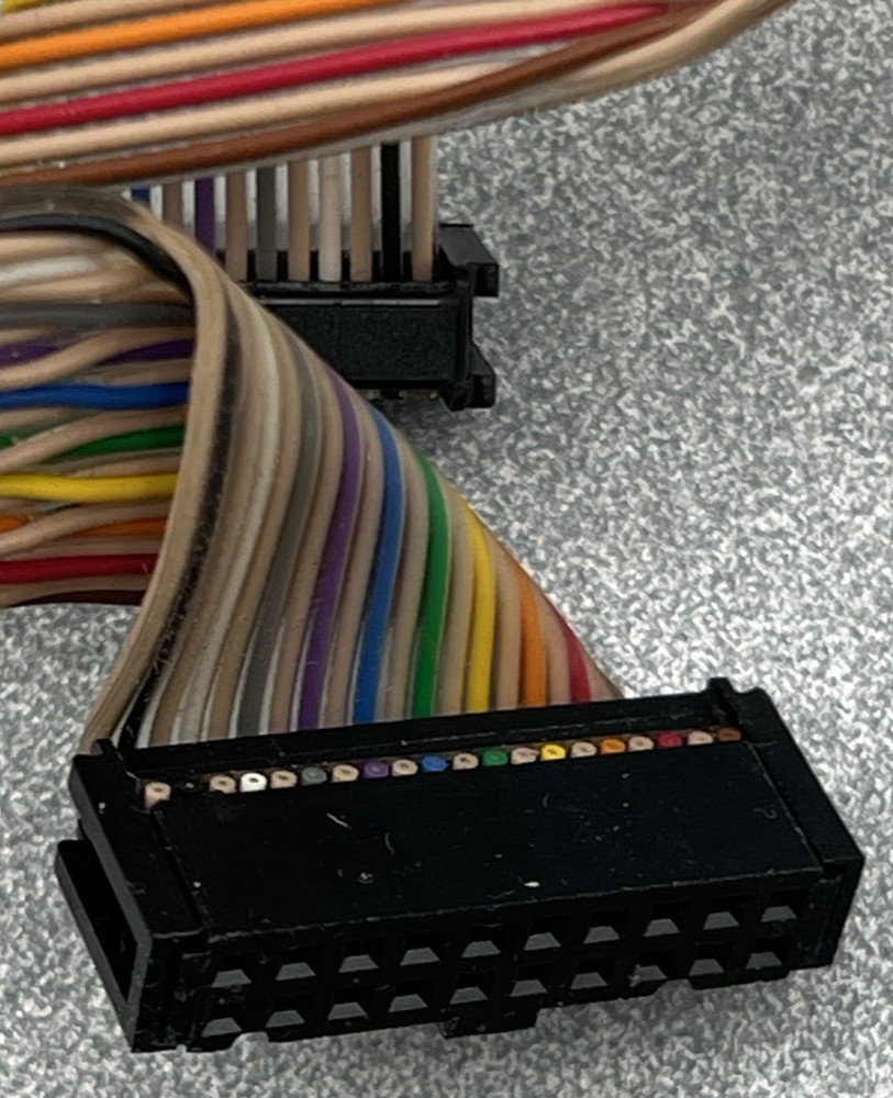 LINK INC 460-094 TIMING SOURCE BOARD W/MULTICOLORED FLAT RIBBON CABLE