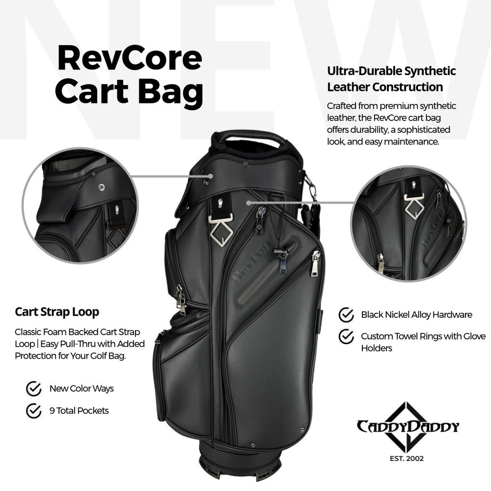 RevCore Golf Cart Bag | 14 Way Divider - EBAY