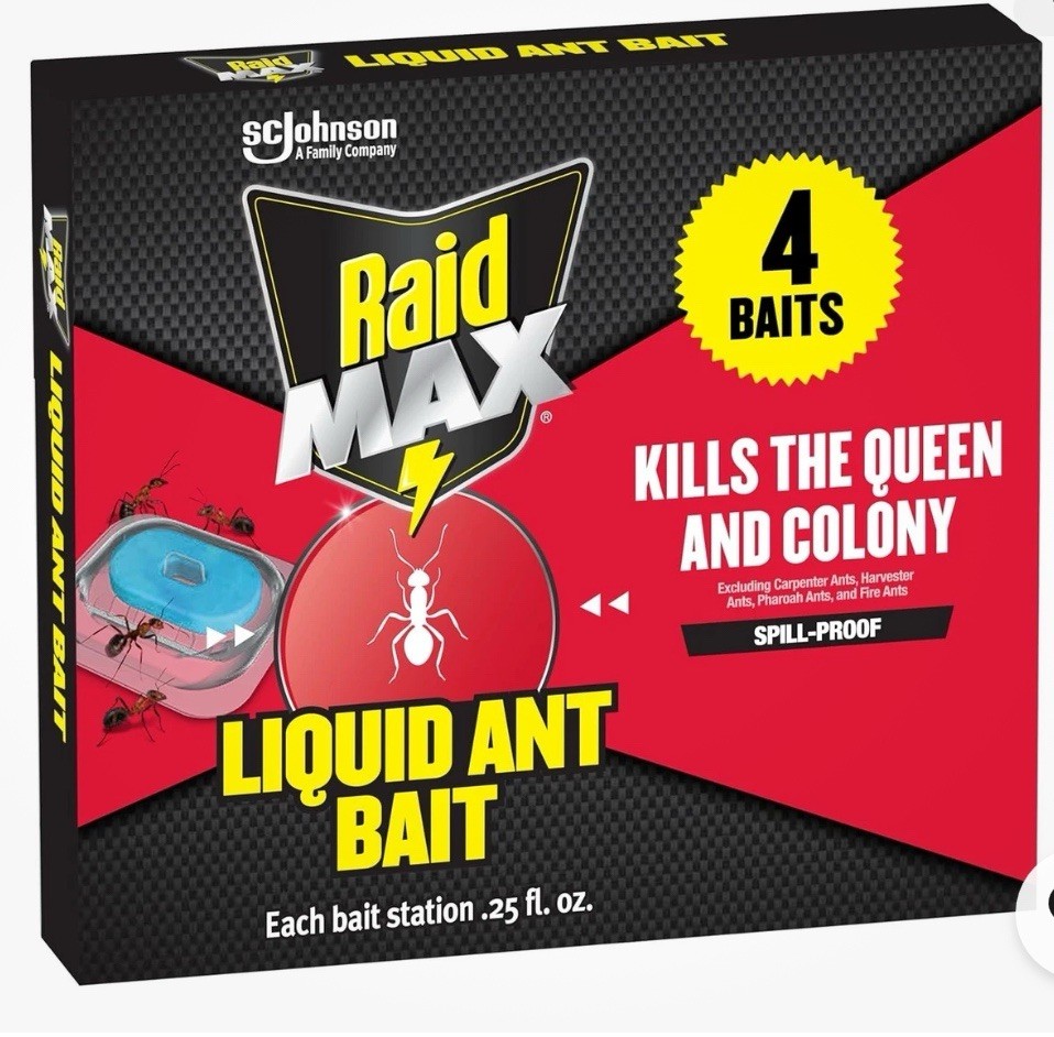 Raid Liquid Ant Killer Baits, Child Resistant Bug Killer for Indoor Home Use