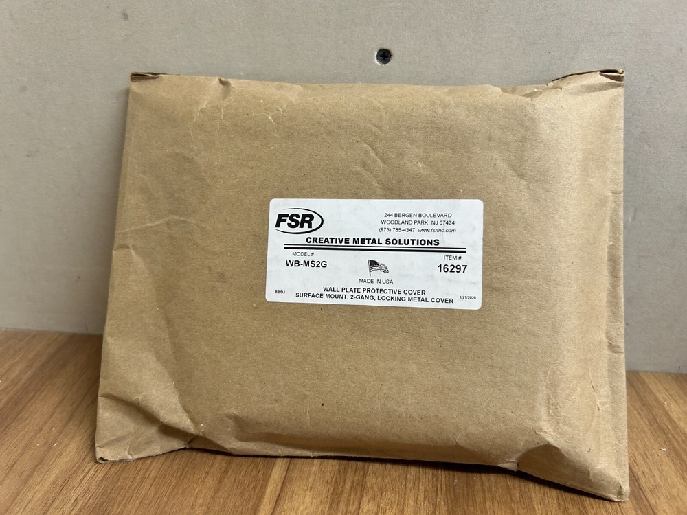 FSR WB-MS2G Gang Wall Plate Protective Cover