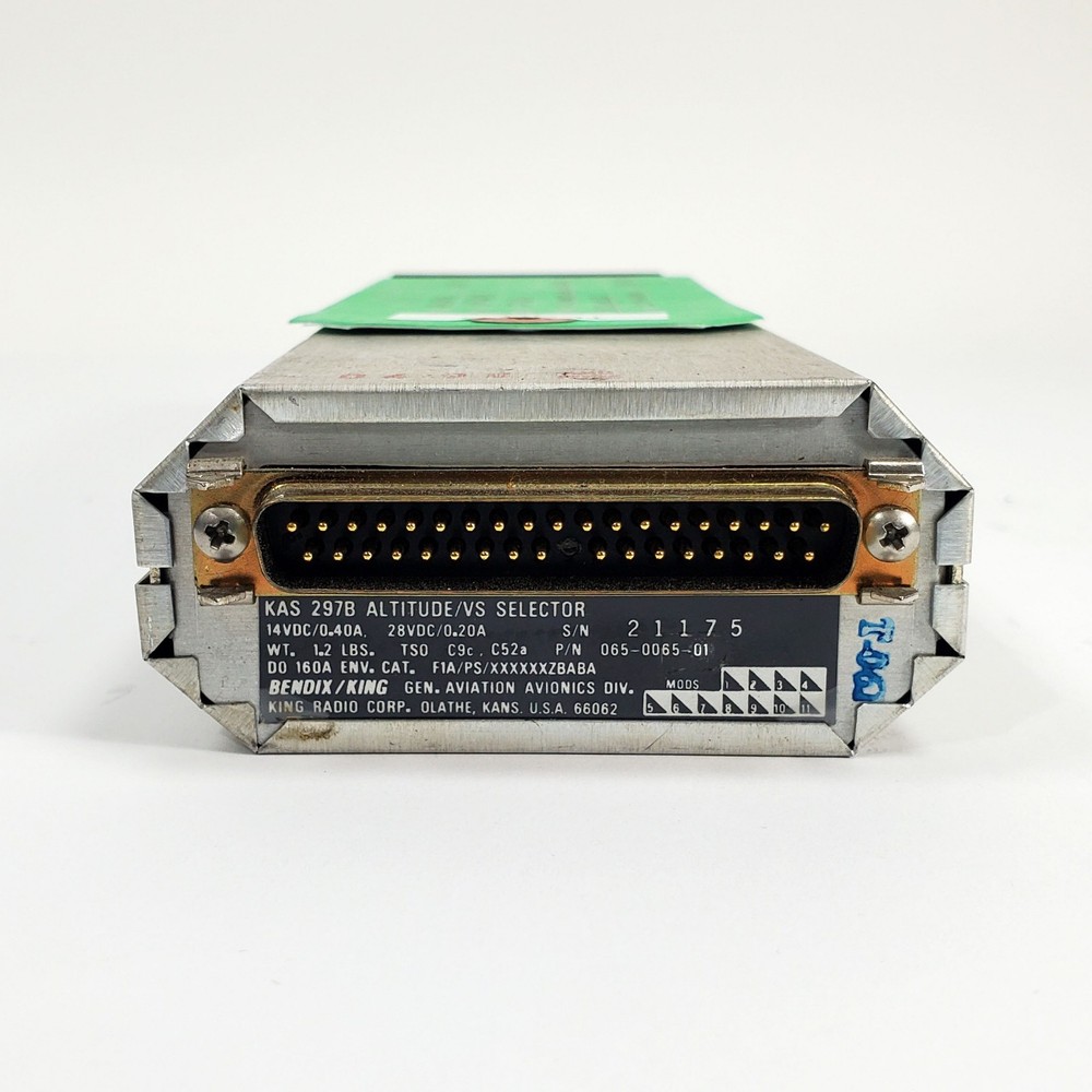 Bendix/King KAS-297B Altitude VS Selector 065-0065-01 - Tested Working