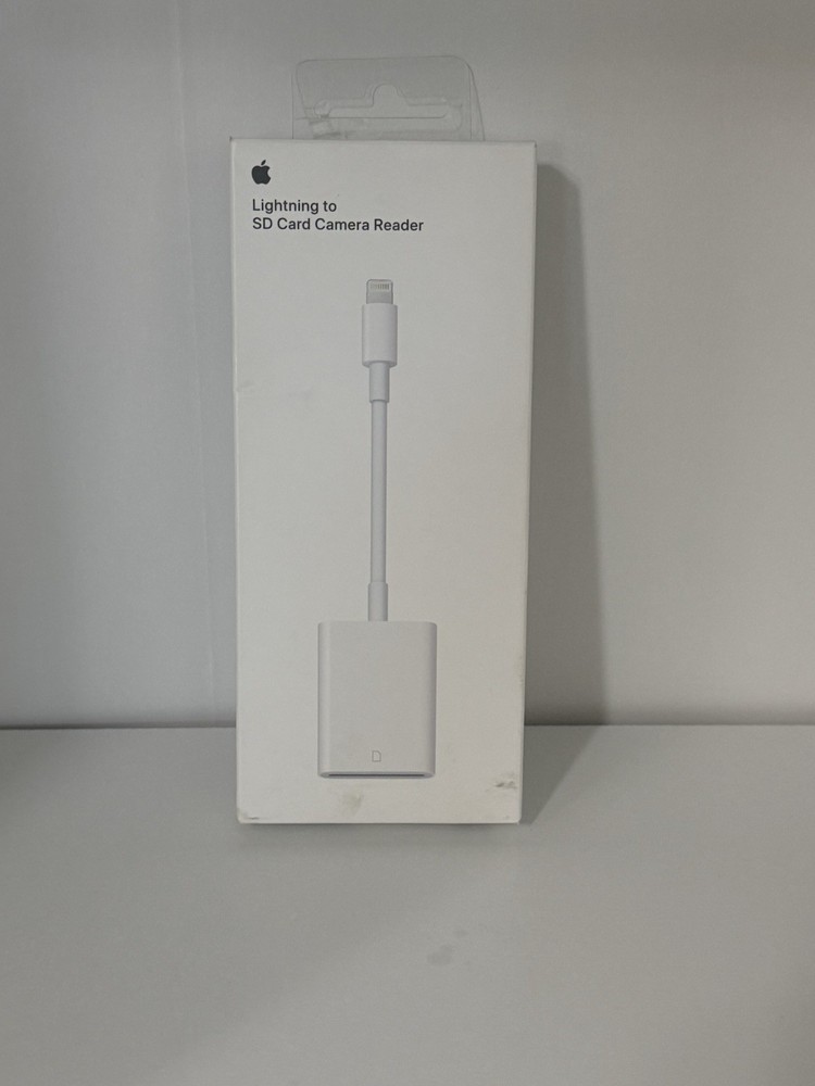 Apple Lighting To SD Card Camera Reader New Sealed