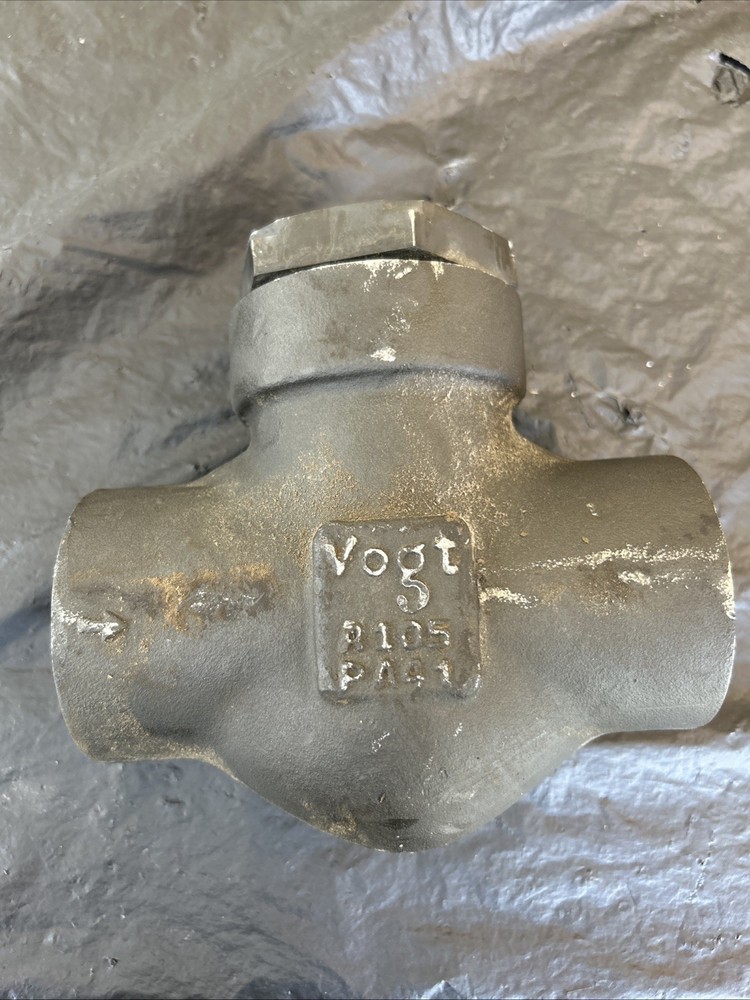 1 1/2" VOGT FLOWSERVE 2191 CHECK VALVE THREADED A105 NEW