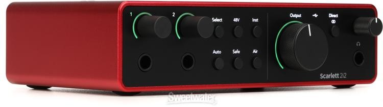 Focusrite Scarlett 2i2 Studio 4th Gen Recording Bundle