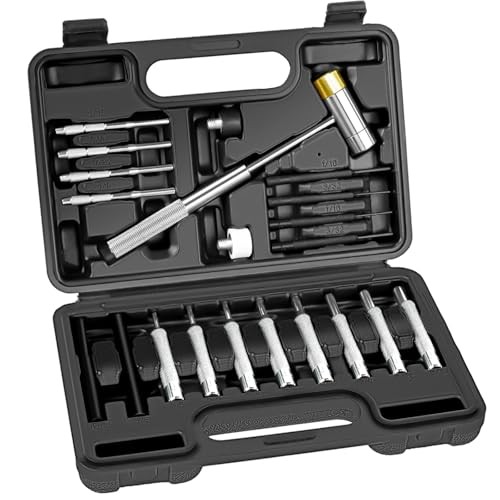Punch Set, Punch Tools, Roll Pin Punch Set, Made of Solid Without Bench Block