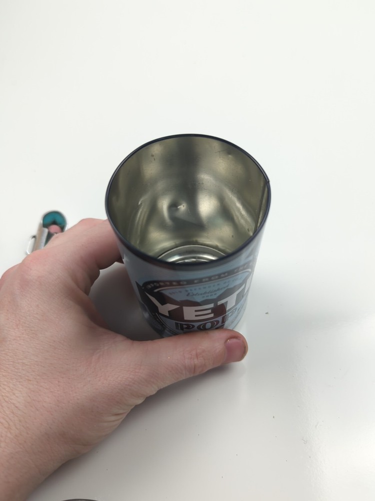 Yeti Pop Top Limited Edition Empty Stash Can 12oz Can Container